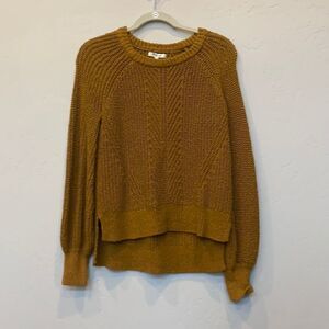 Madewell Mustard Sweater 